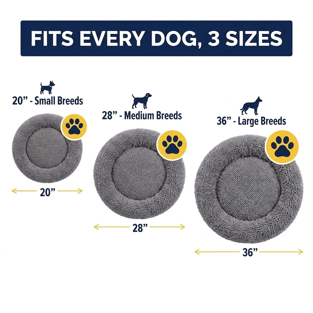 Muddy Mat® Cloud K-9 Hundebett – Donut-Hundebett