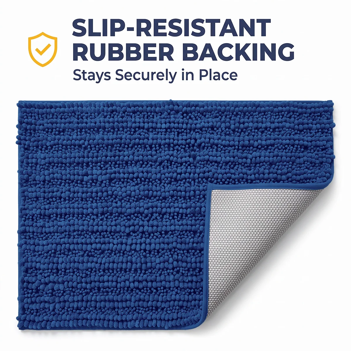 Muddy Mat® DuoMax Hundedørmatte for sølete poter – Absorberende matte med to teksturer chenille inngangsmatte Muddy Carpet®, mikrofiber hurtigtørkende, sklisikker maskinvaskbar innendørsmatte