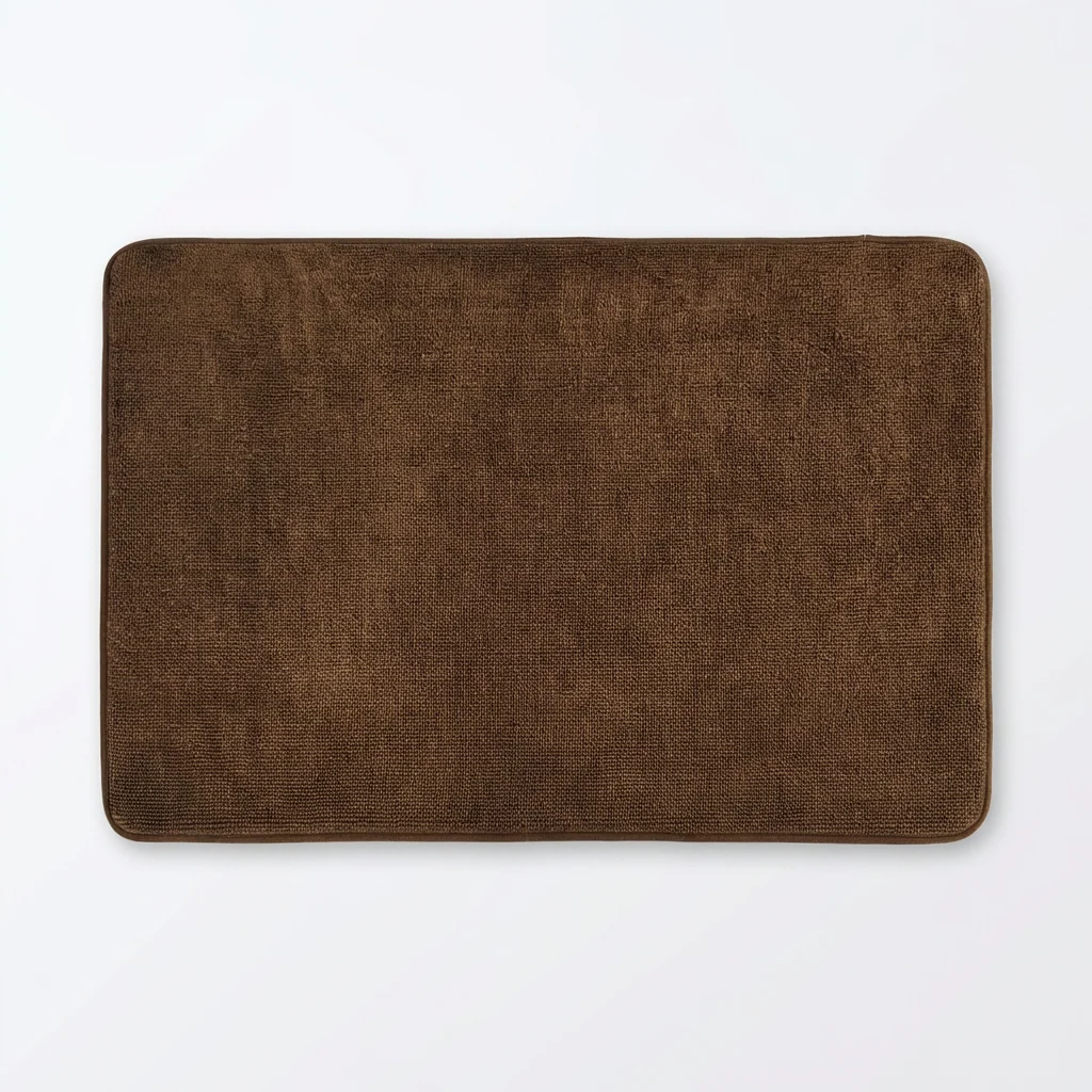 Muddy Mat® CloudStep Bathroom Rugs, Non Slip Bath Mats for Bathroom, Super Absorbent Memory Foam Chenille, Quick Dry Machine Washable Thick Toilet Rug for Shower Tub and Floor