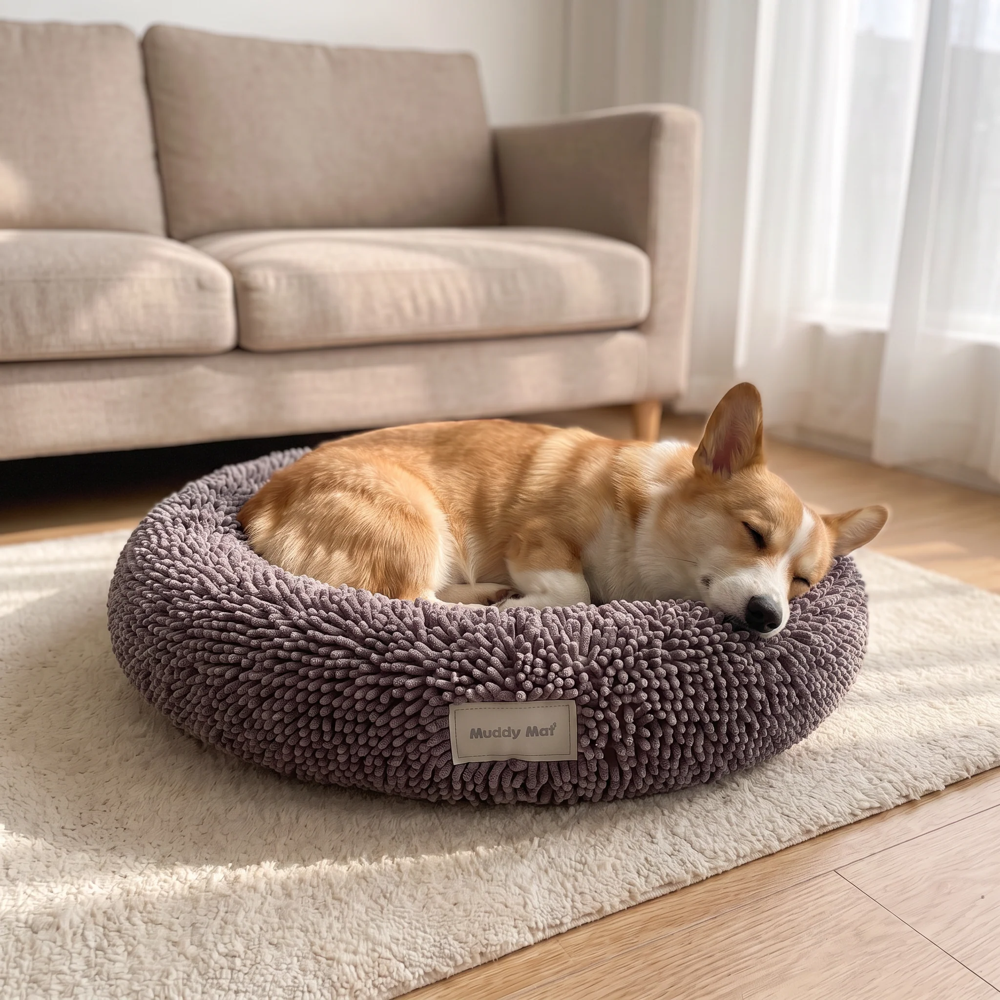 Muddy Mat® Cloud K-9 Hundebett – Donut-Hundebett