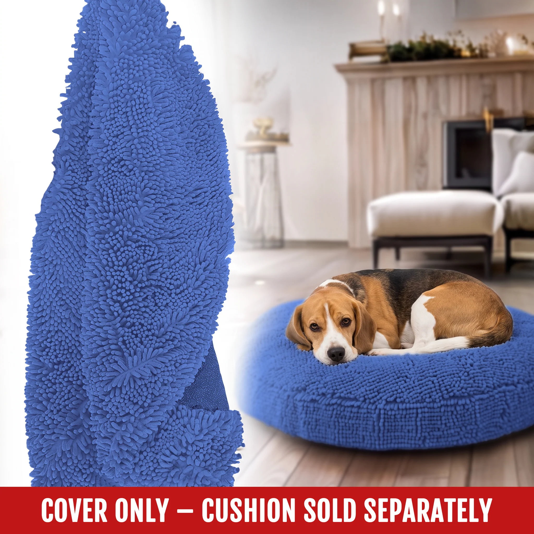Cloud K9 - Funda de chenilla para cama de perro