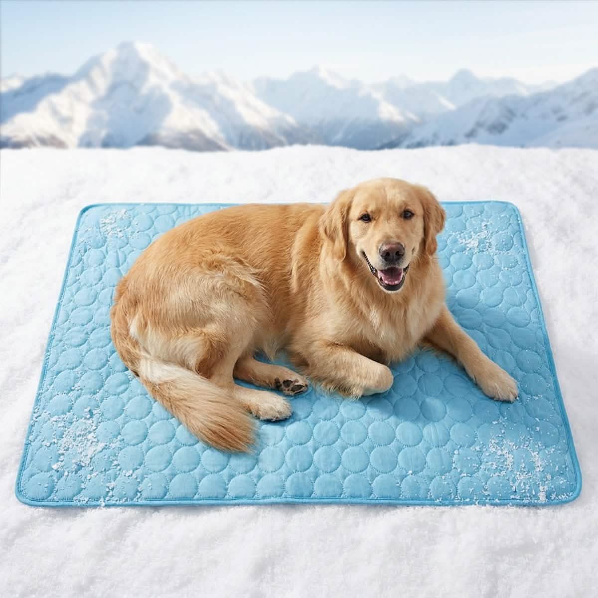Muddy Mat® Tapete autorrefrigerante para perros, almohadilla refrescante de seda de hielo para perros y gatos, no necesita agua ni electricidad, tapete de verano antideslizante y fácil de limpiar para interior y exterior, sofá, transportín y coche