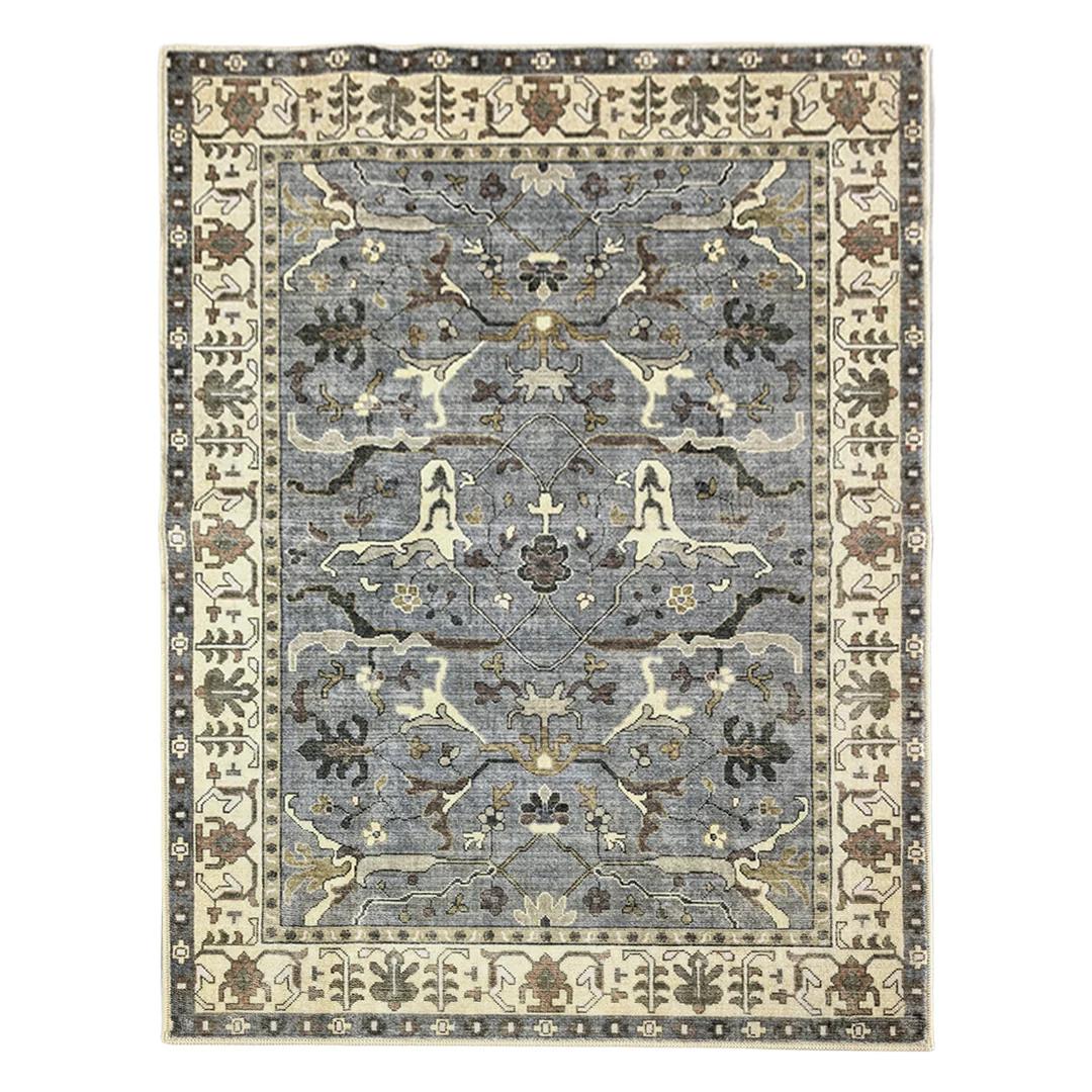 Muddy Carpet Duskfall Soft Low Pile Washable Area Rug for Living Room and Bedroom