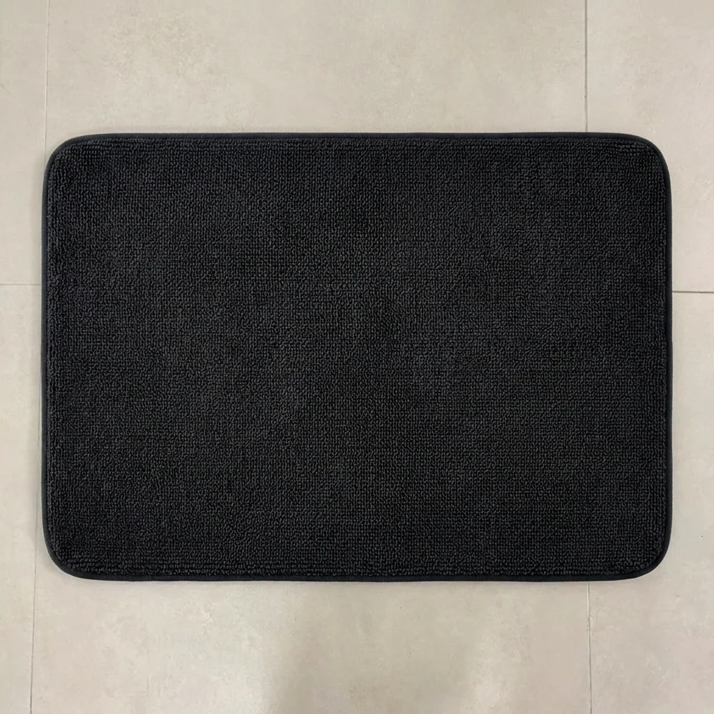 Muddy Mat® CloudStep Bathroom Rugs, Non Slip Bath Mats for Bathroom, Super Absorbent Memory Foam Chenille, Quick Dry Machine Washable Thick Toilet Rug for Shower Tub and Floor