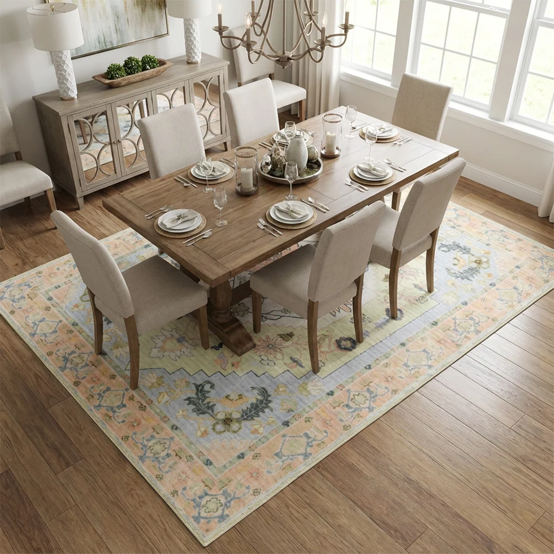 Alfombra lavable y antideslizante Sorrento de Muddy Carpet para sala de estar, dormitorio y comedor