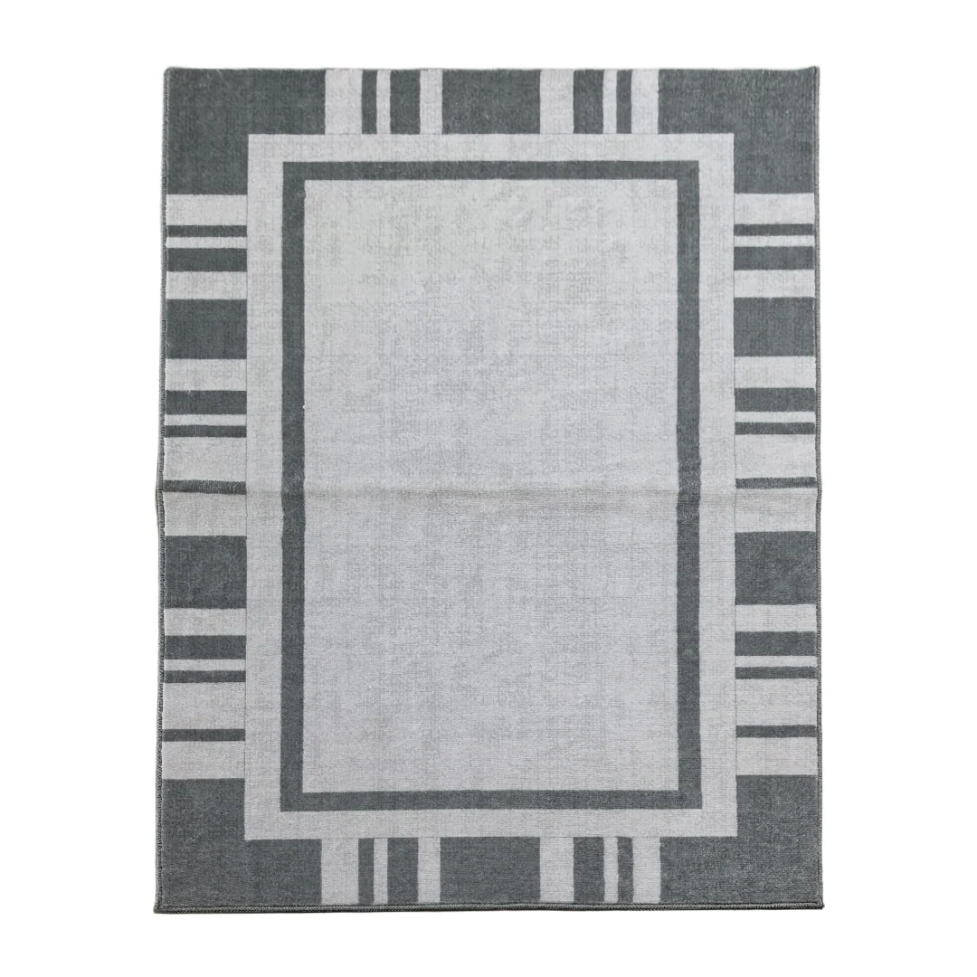 Muddy Carpet Trellis Washable Area Rug for Living Room and Dining Room