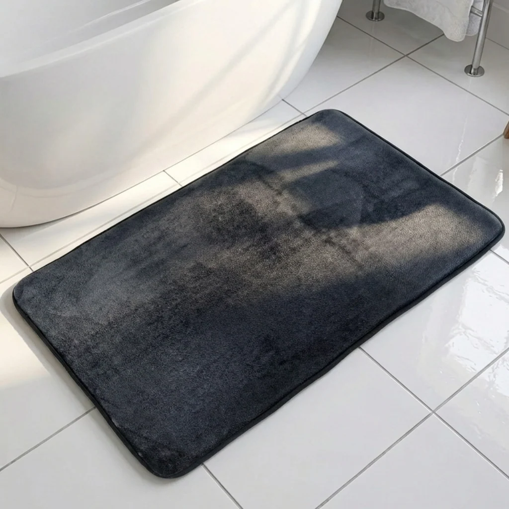 Muddy Mat® Memory Foam Bath Mat – Velvet Soft Non Slip Bathroom Rugs, Thick Absorbent Bath Rugs, Washable Bath Mat for Bathroom Floor and Shower