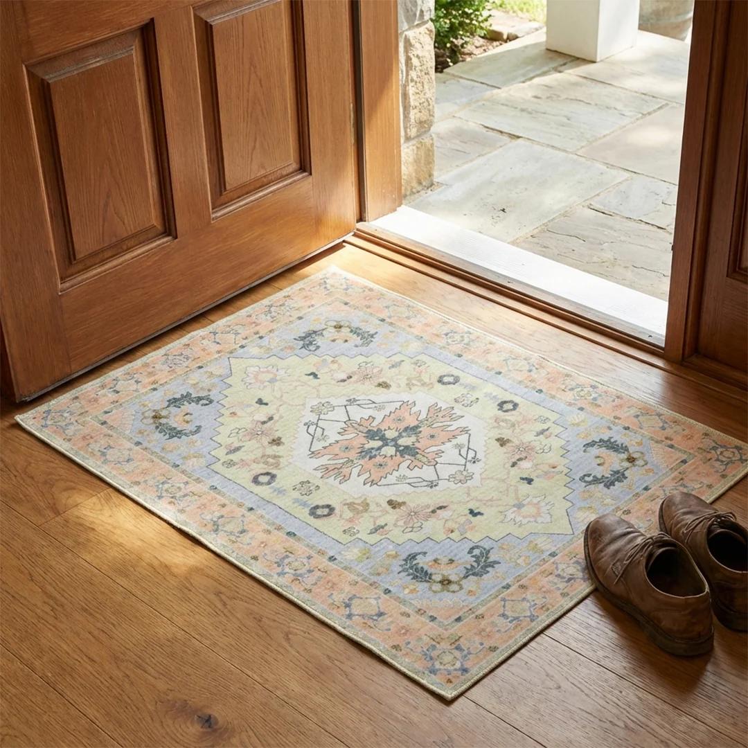 Alfombra lavable y antideslizante Sorrento de Muddy Carpet para sala de estar, dormitorio y comedor