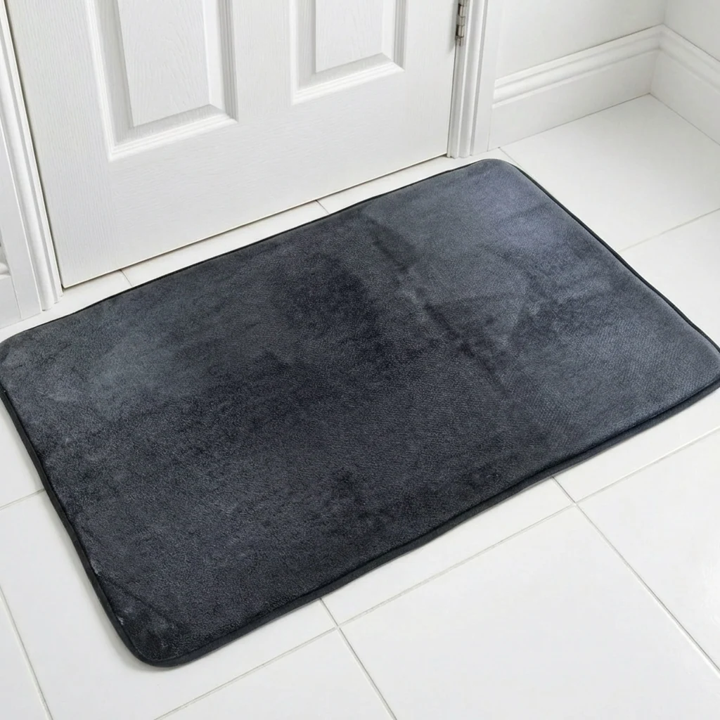 Muddy Mat® Memory Foam Bath Mat – Velvet Soft Non Slip Bathroom Rugs, Thick Absorbent Bath Rugs, Washable Bath Mat for Bathroom Floor and Shower