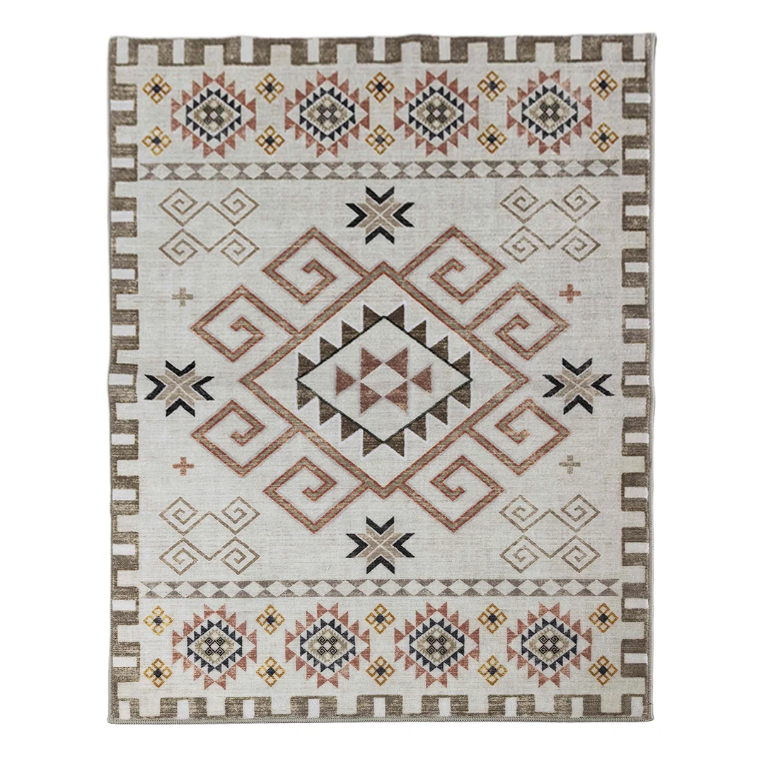 Alfombra lavable y antideslizante Sedona de Muddy Carpet, suave, para salas de estar, dormitorios y comedores