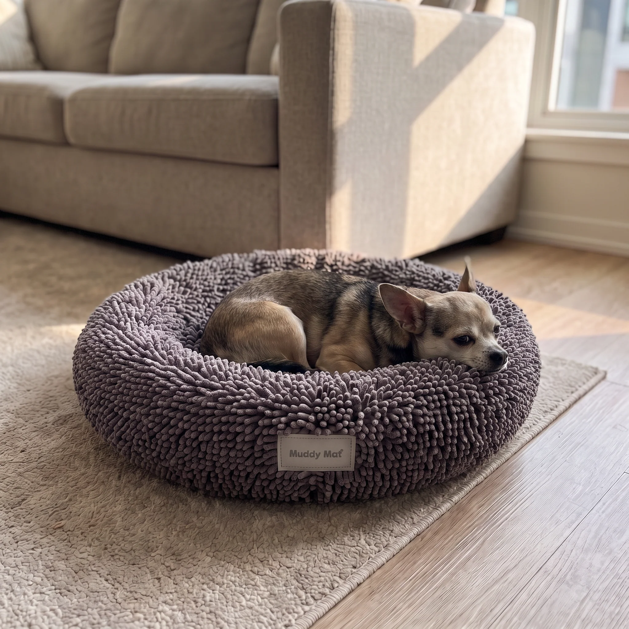 Muddy Mat® Cloud K-9 Hundebett – Donut-Hundebett