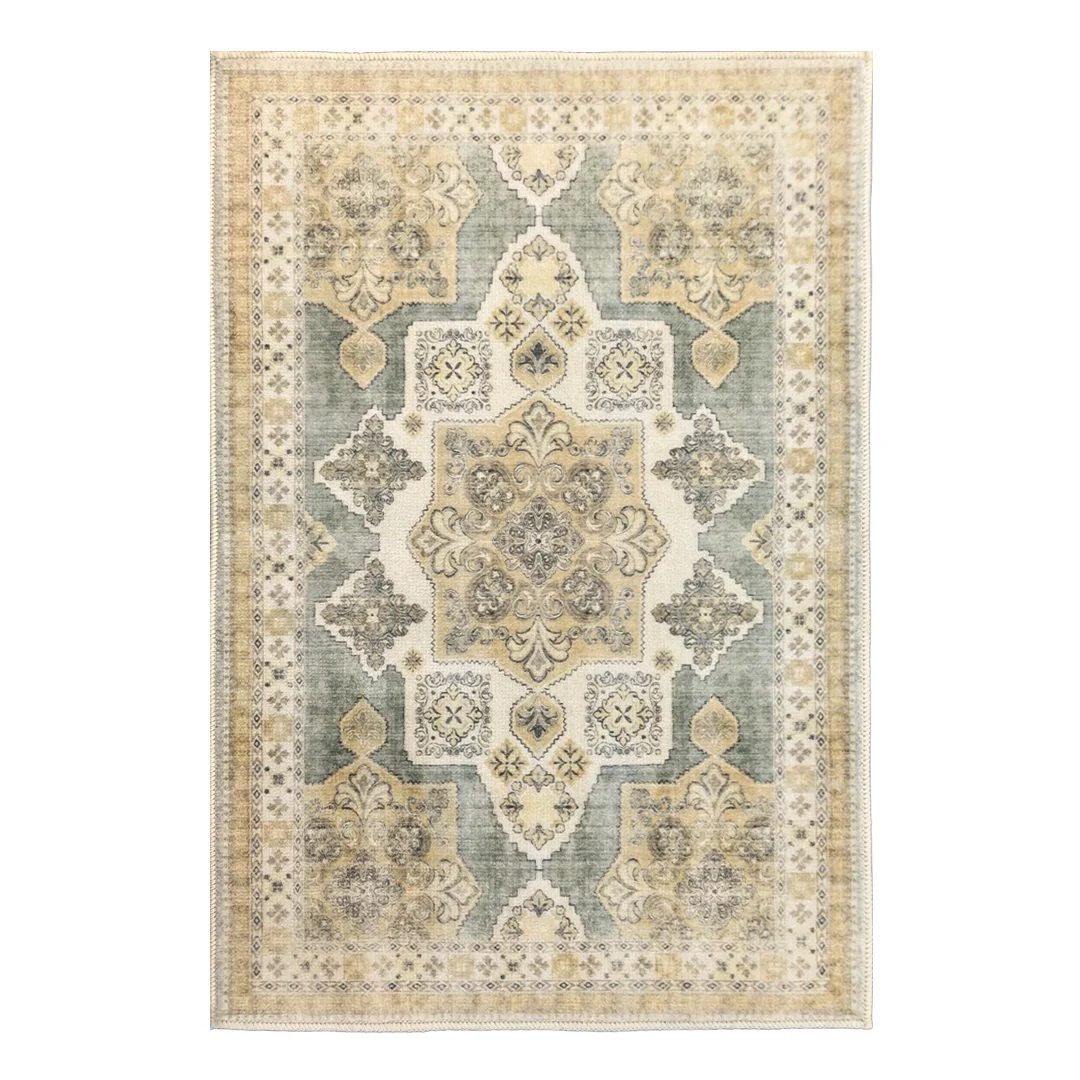 Monarch Pet Friendly Washable Area Rug for Dining Room
