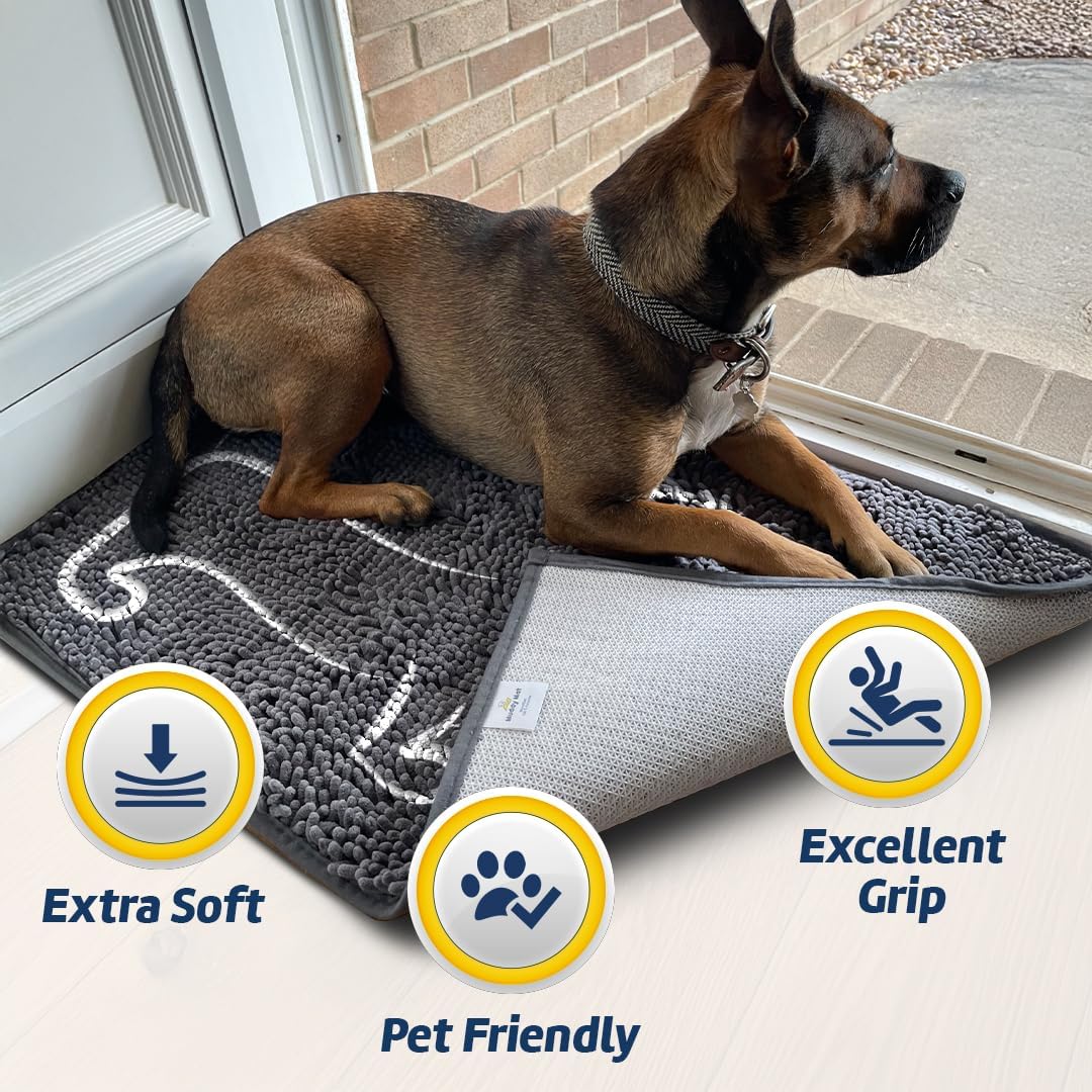 Embroidery Muddy Mat® Hot Dog Luxurious Floor Mat
