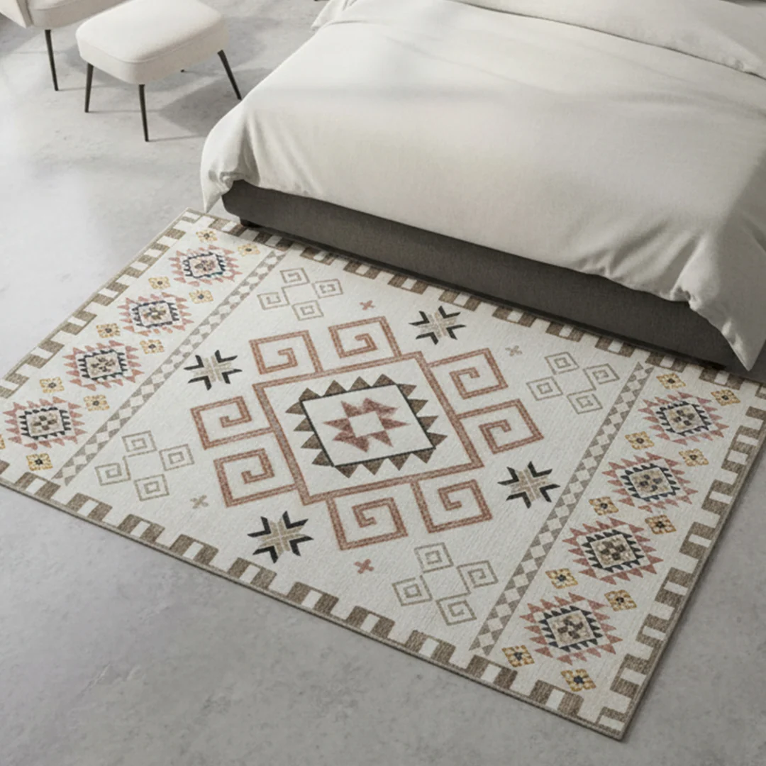 Alfombra lavable y antideslizante Sedona de Muddy Carpet, suave, para salas de estar, dormitorios y comedores