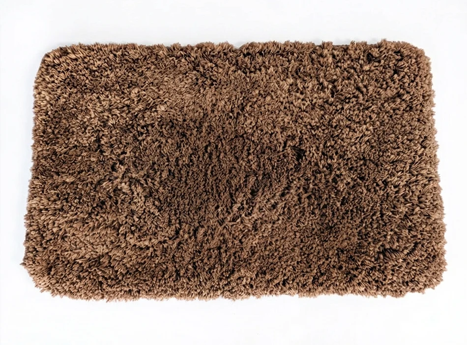 Muddy Mat® Fluffy Bathroom Rug, Soft Absorbent Microfiber Bath Mat, Non Slip, Quick Dry, Machine Washable for Bathroom Floor, Tub, Shower, Toilet and Sink
