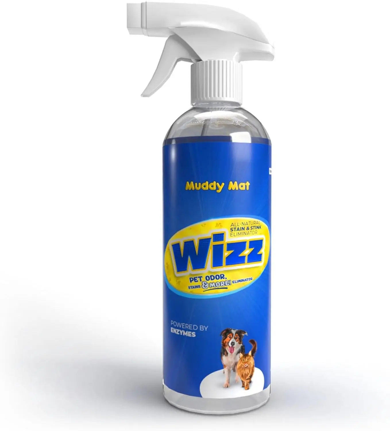 Wizz Natural Pet Odor Eliminator Spray for Indoor Stains and Smells