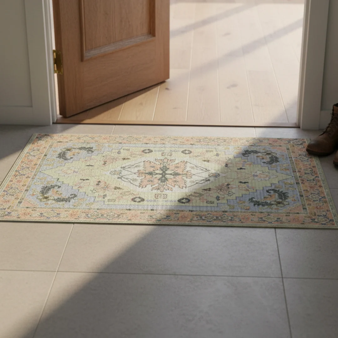 Alfombra lavable y antideslizante Sorrento de Muddy Carpet para sala de estar, dormitorio y comedor