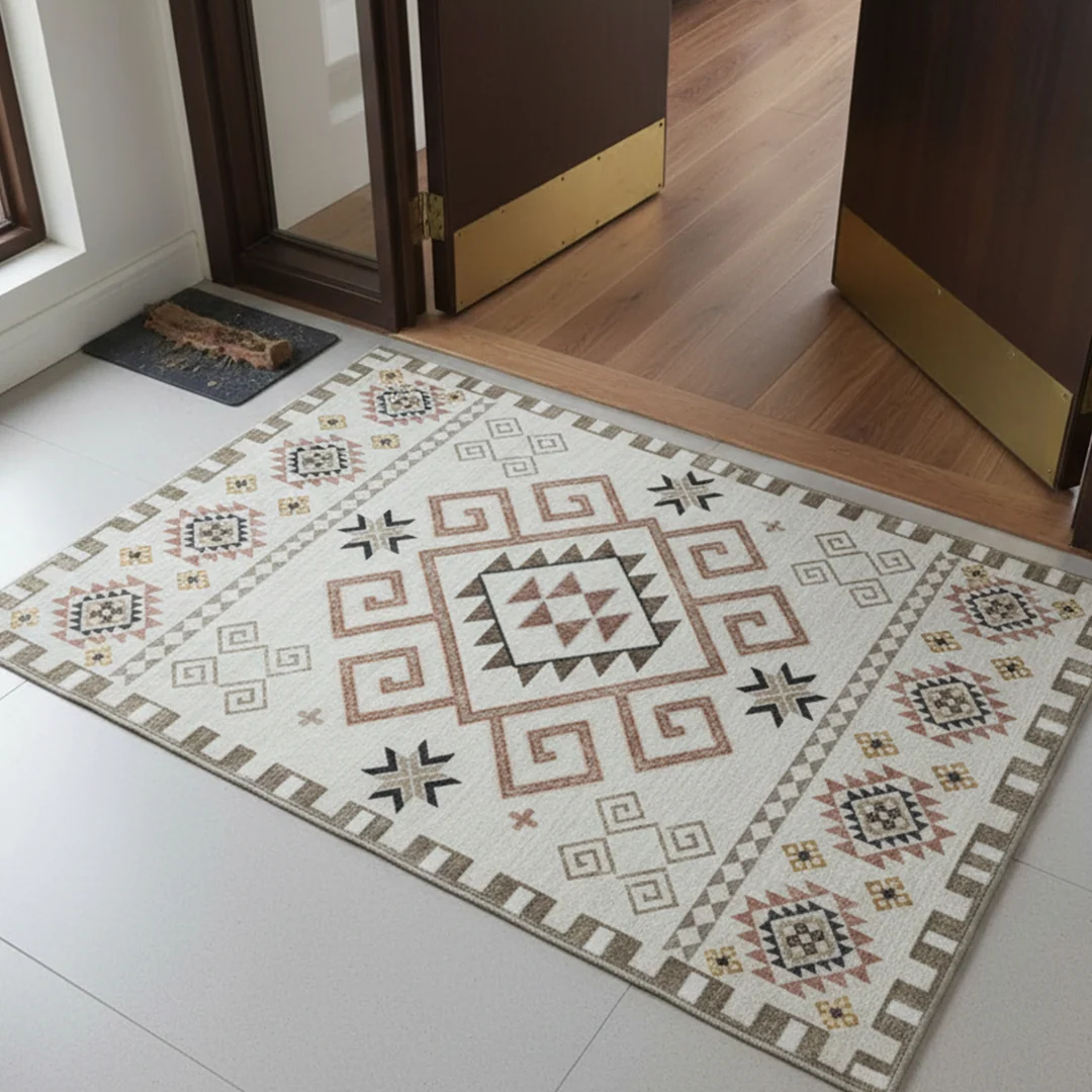 Alfombra lavable y antideslizante Sedona de Muddy Carpet, suave, para salas de estar, dormitorios y comedores