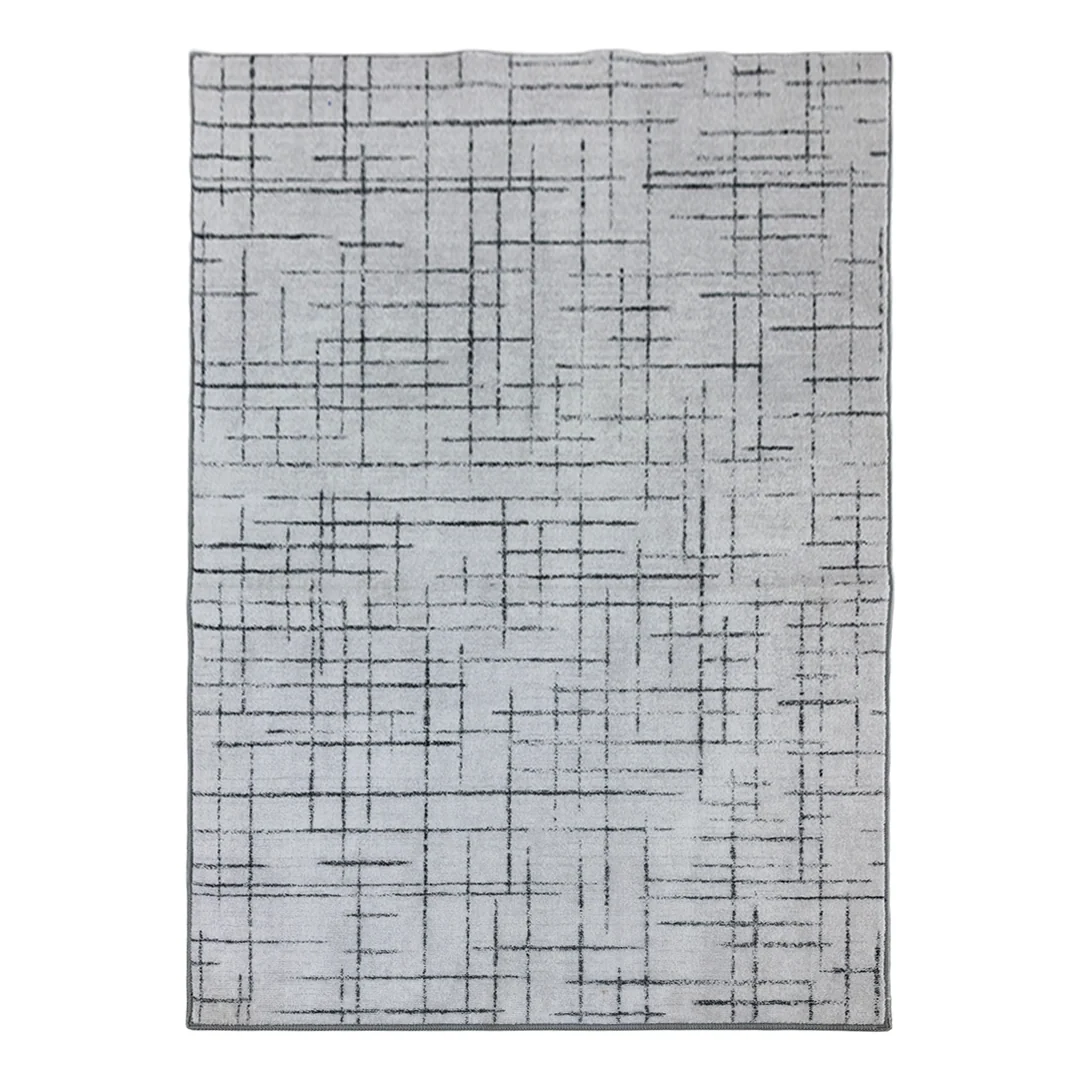 Muddy Carpet Strata Washable Area Rug for Bedroom and Living Room
