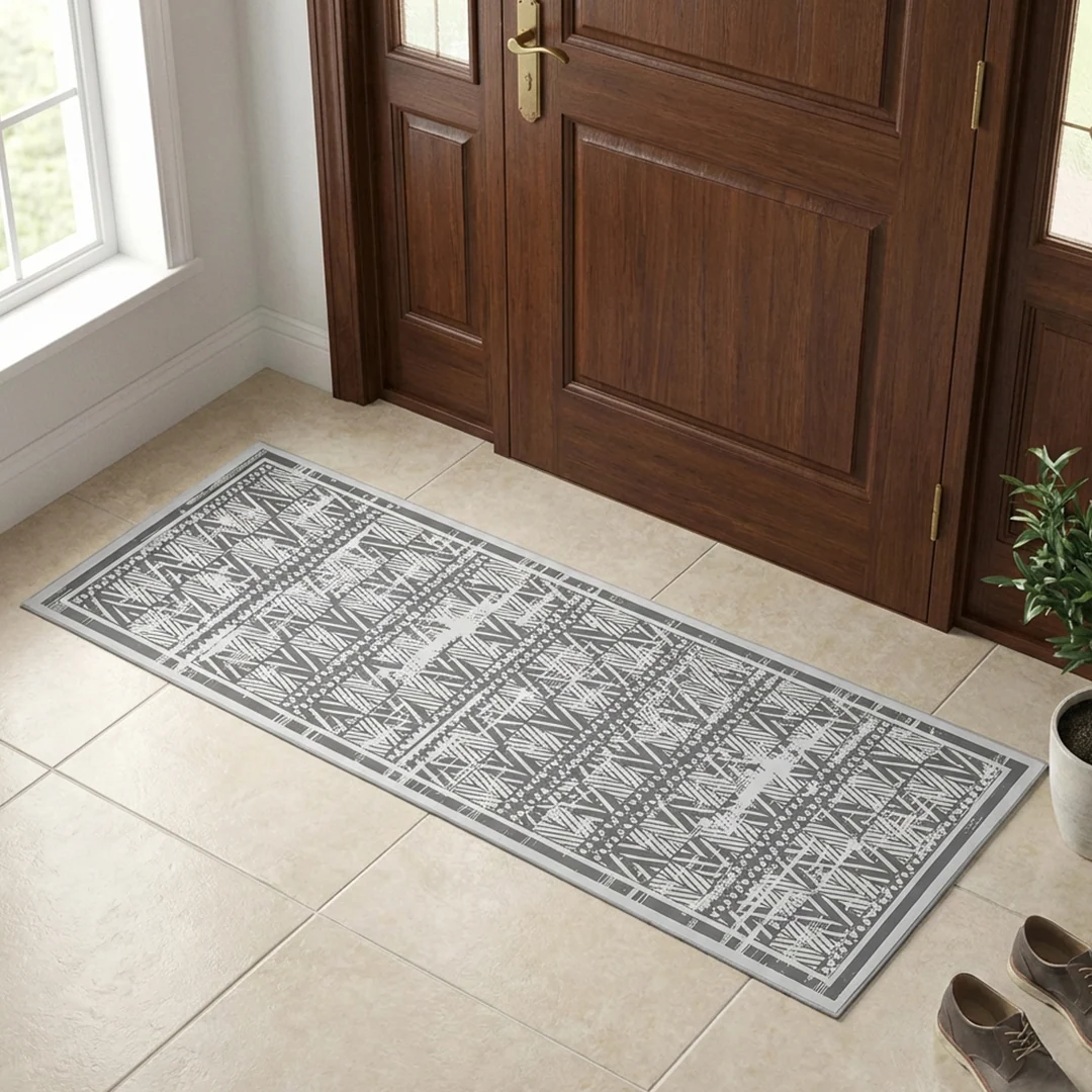 Muddy Carpet Zenith Washable Area Rug for Living Room and Bedroom