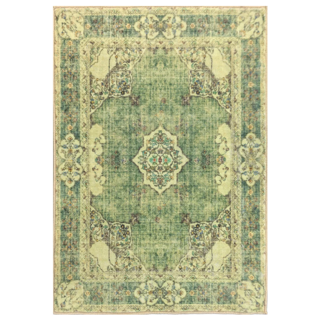 Majestic Soft Low Pile Washable Area Rug, Non Slip for Living Room
