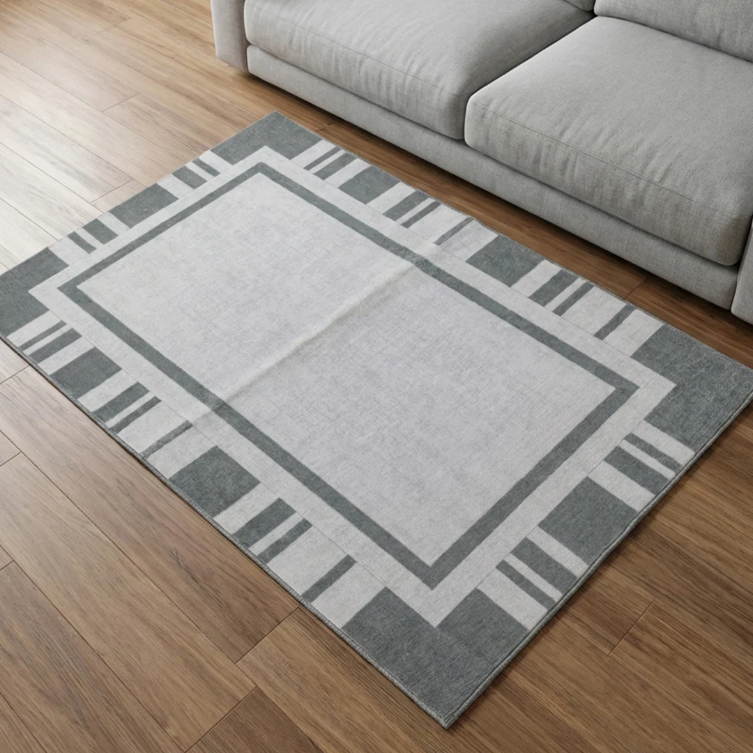 Alfombra lavable Trellis de Muddy Carpet para sala de estar y comedor