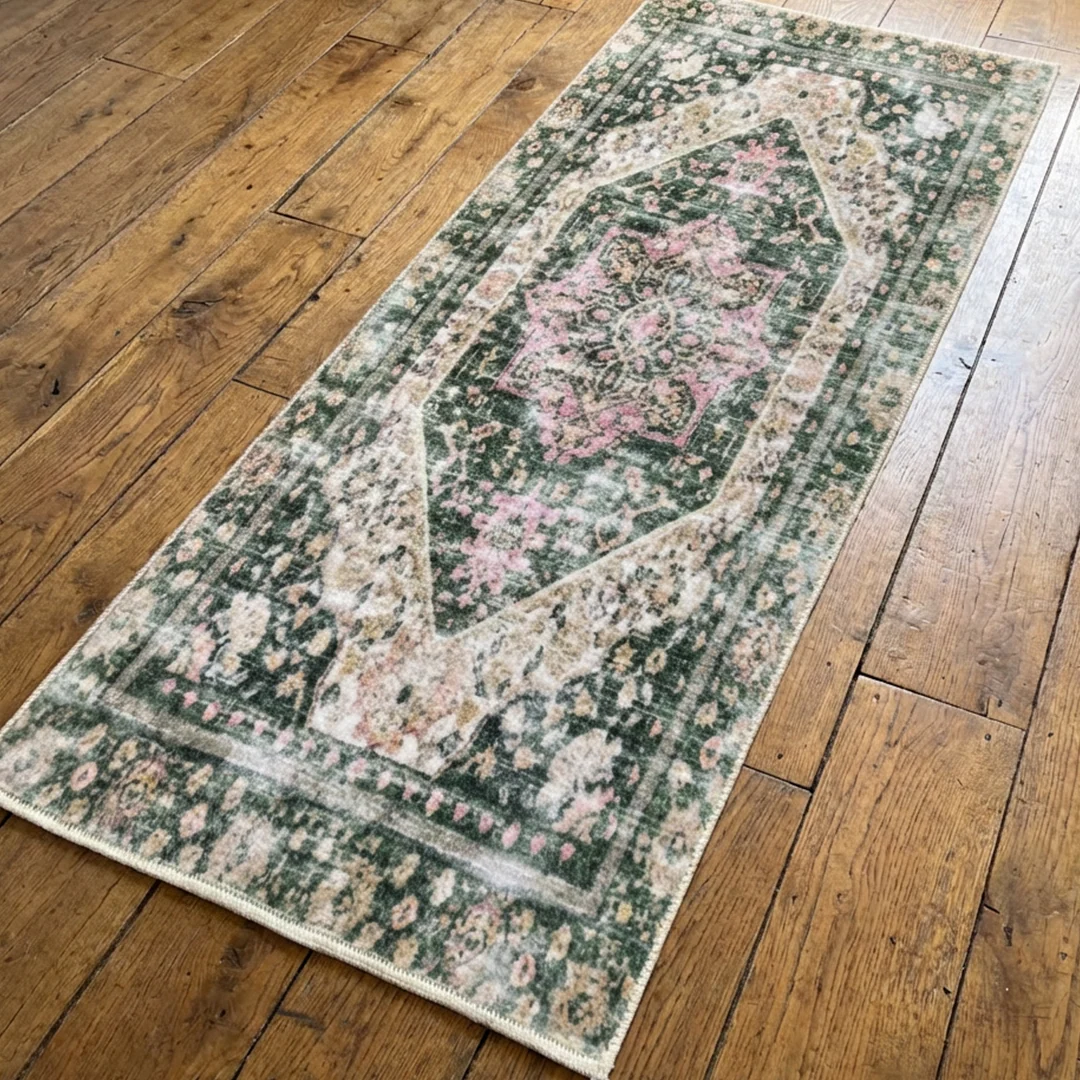 Waterproof Eden Washable Area Rug, Non Slip and Foldable