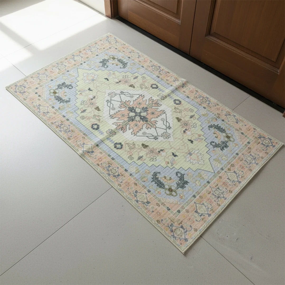 Alfombra lavable y antideslizante Sorrento de Muddy Carpet para sala de estar, dormitorio y comedor