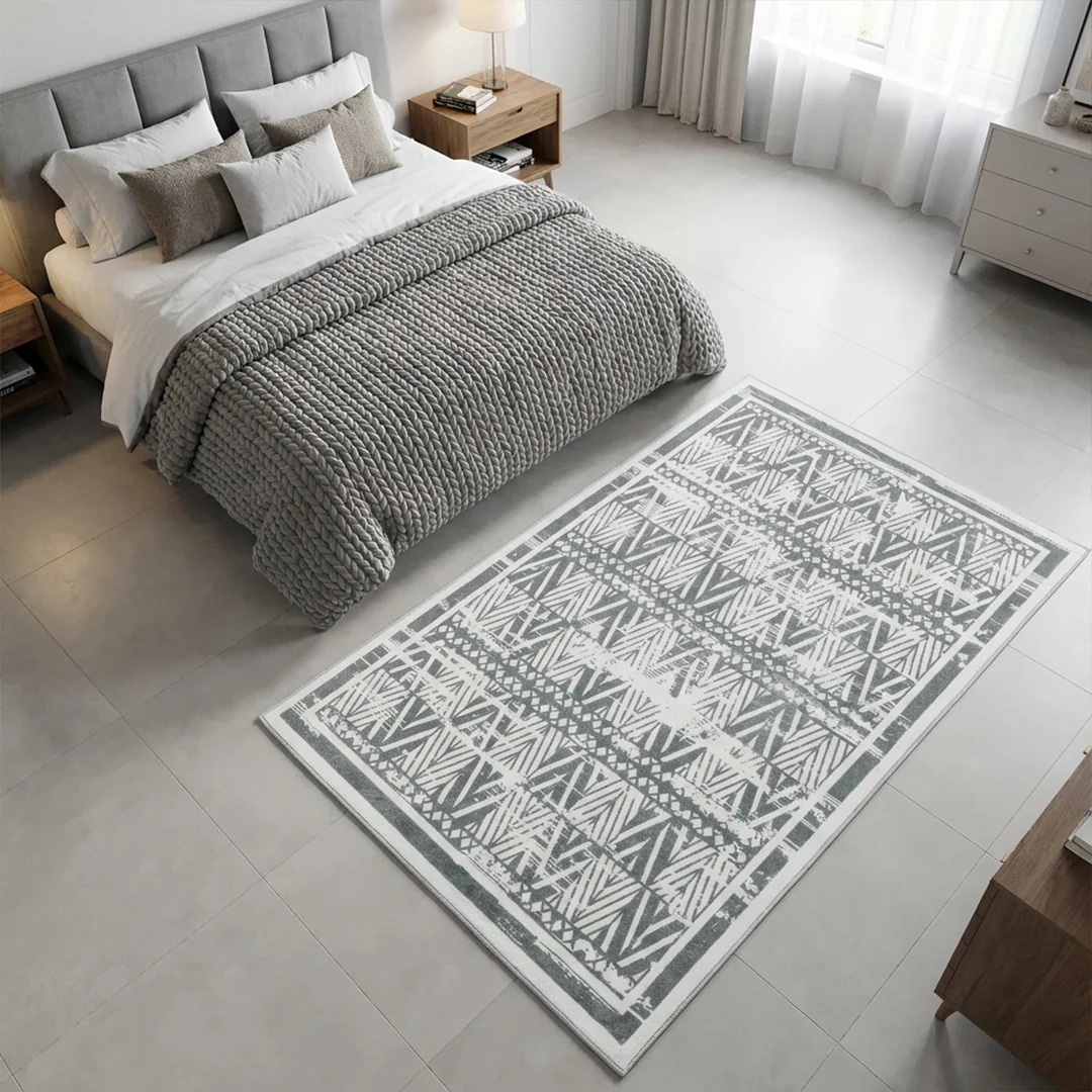 Muddy Carpet Zenith Washable Area Rug for Living Room and Bedroom