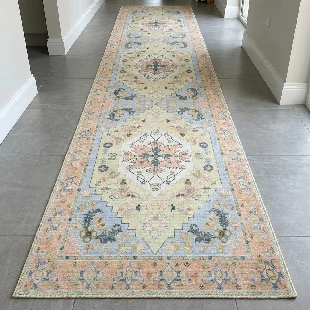 Alfombra lavable y antideslizante Sorrento de Muddy Carpet para sala de estar, dormitorio y comedor
