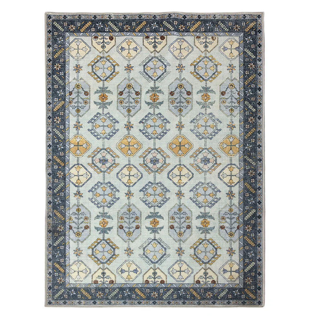 Muddy Carpet Celeste Washable Area Rug for Living Room, Bedroom and Dining Room