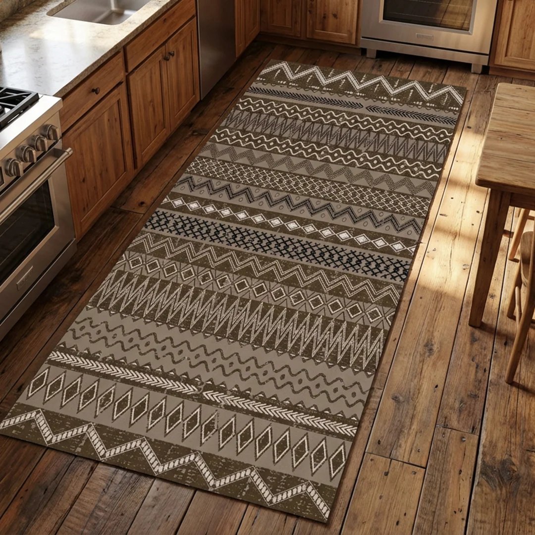 Nomad Pet Friendly Waterproof Foldable Area Rug by Muddy Carpet for Living Rooms and Bedrooms