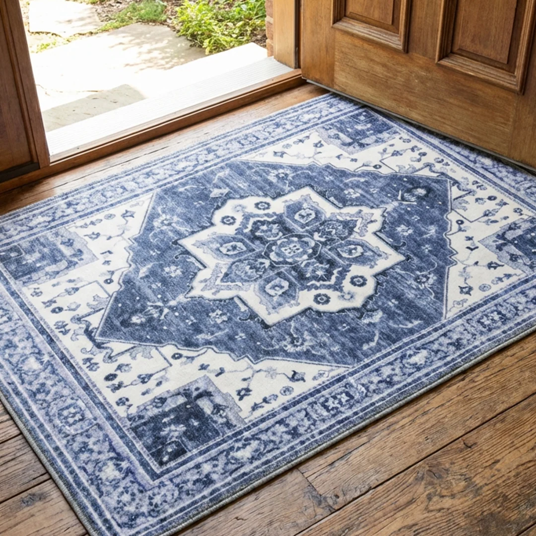 Muddy Carpet Admiral 워셔블 러그 - 거실 및 침실용