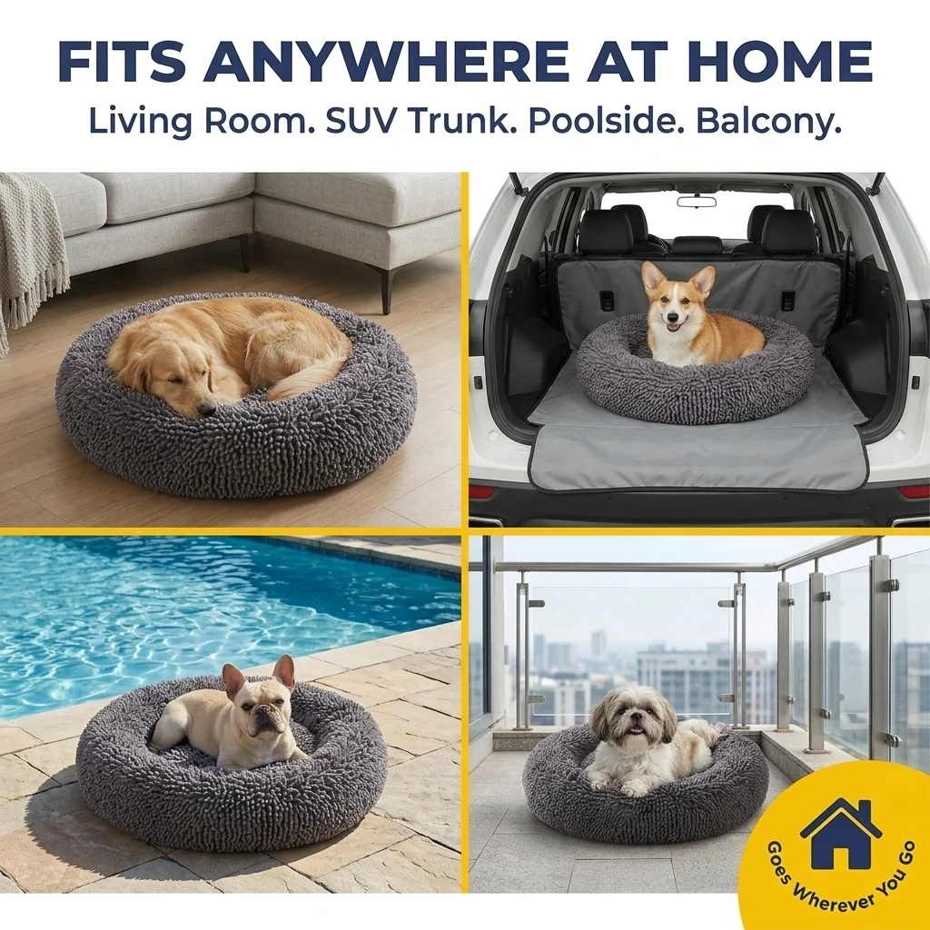 Muddy Mat® Cloud K-9 Hundebett – Donut-Hundebett