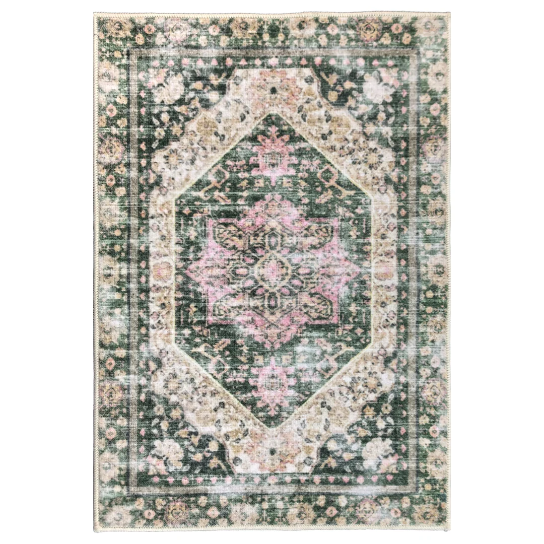 Waterproof Eden Washable Area Rug, Non Slip and Foldable