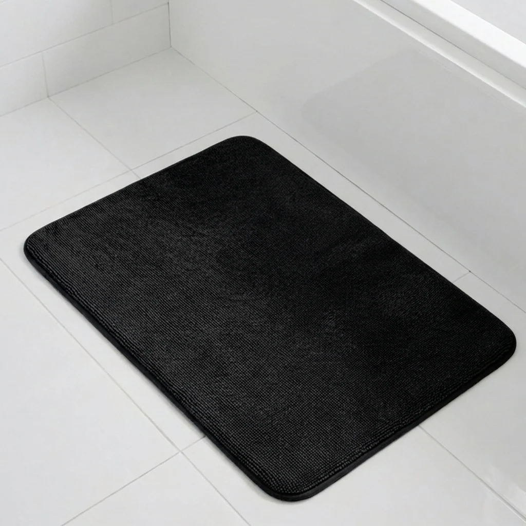Muddy Mat® CloudStep Bathroom Rugs, Non Slip Bath Mats for Bathroom, Super Absorbent Memory Foam Chenille, Quick Dry Machine Washable Thick Toilet Rug for Shower Tub and Floor