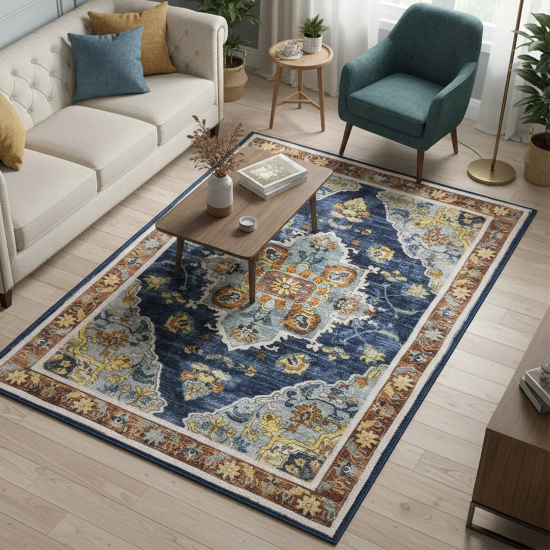 Alfombra lavable Muddy Carpet Mosaic, impermeable, antideslizante y apta para mascotas