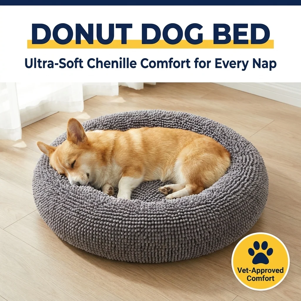 Muddy Mat® Cloud K-9 Hundebett – Donut-Hundebett