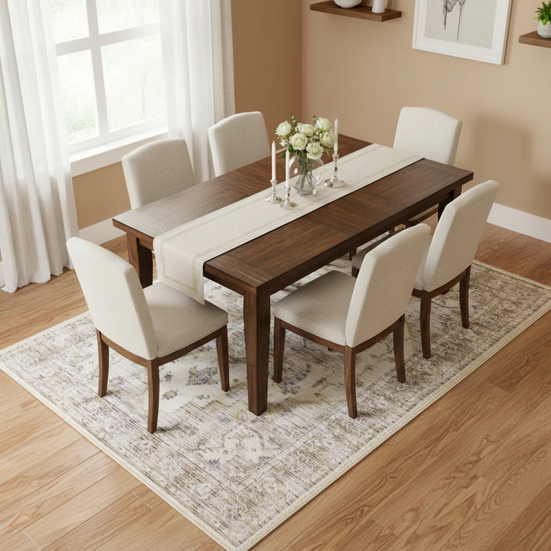 Alfombra lavable Tuscany, de pelo bajo suave, antideslizante y apta para mascotas para sala de estar, dormitorio y comedor