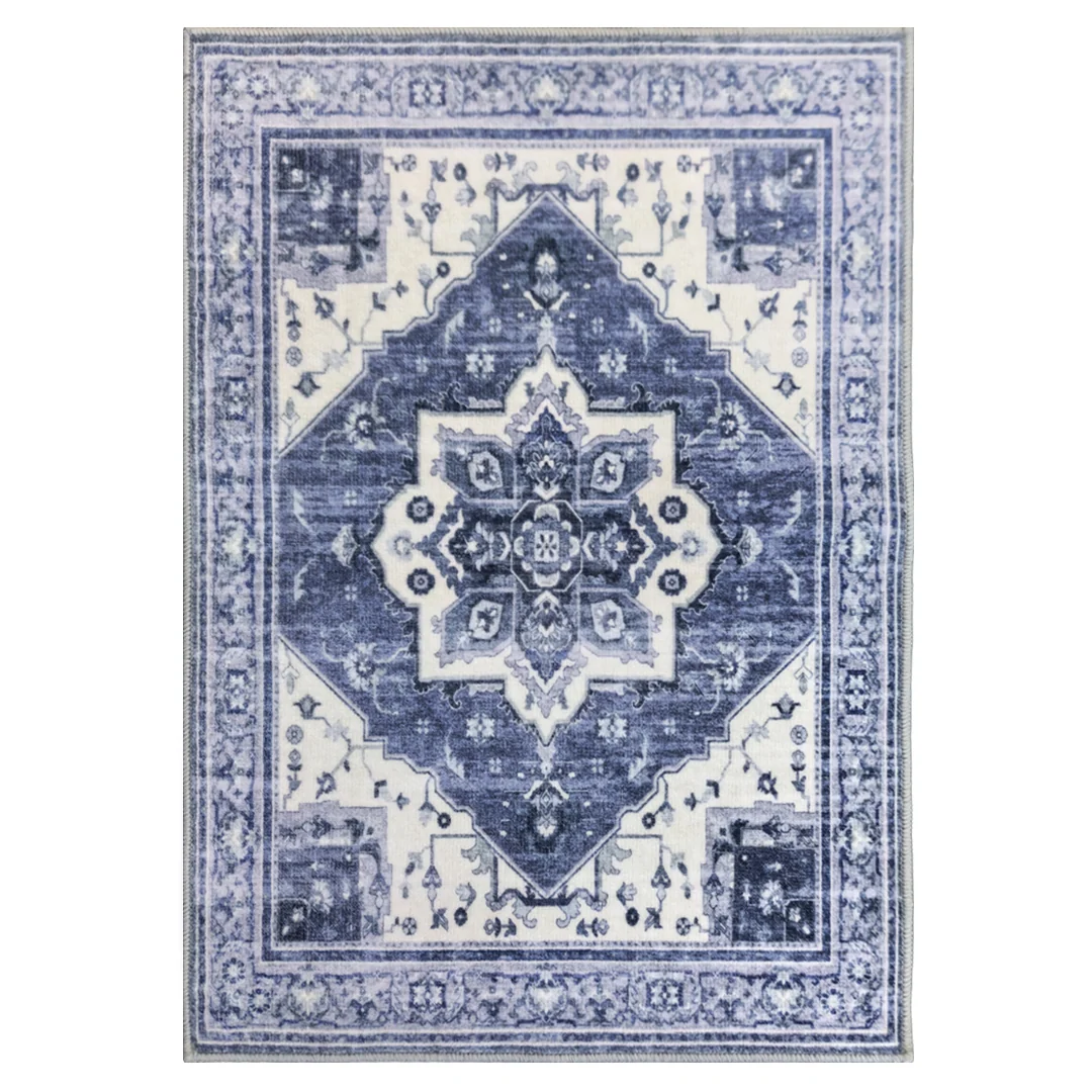 Muddy Carpet Admiral Washable Area Rug for Living Room and Bedroom