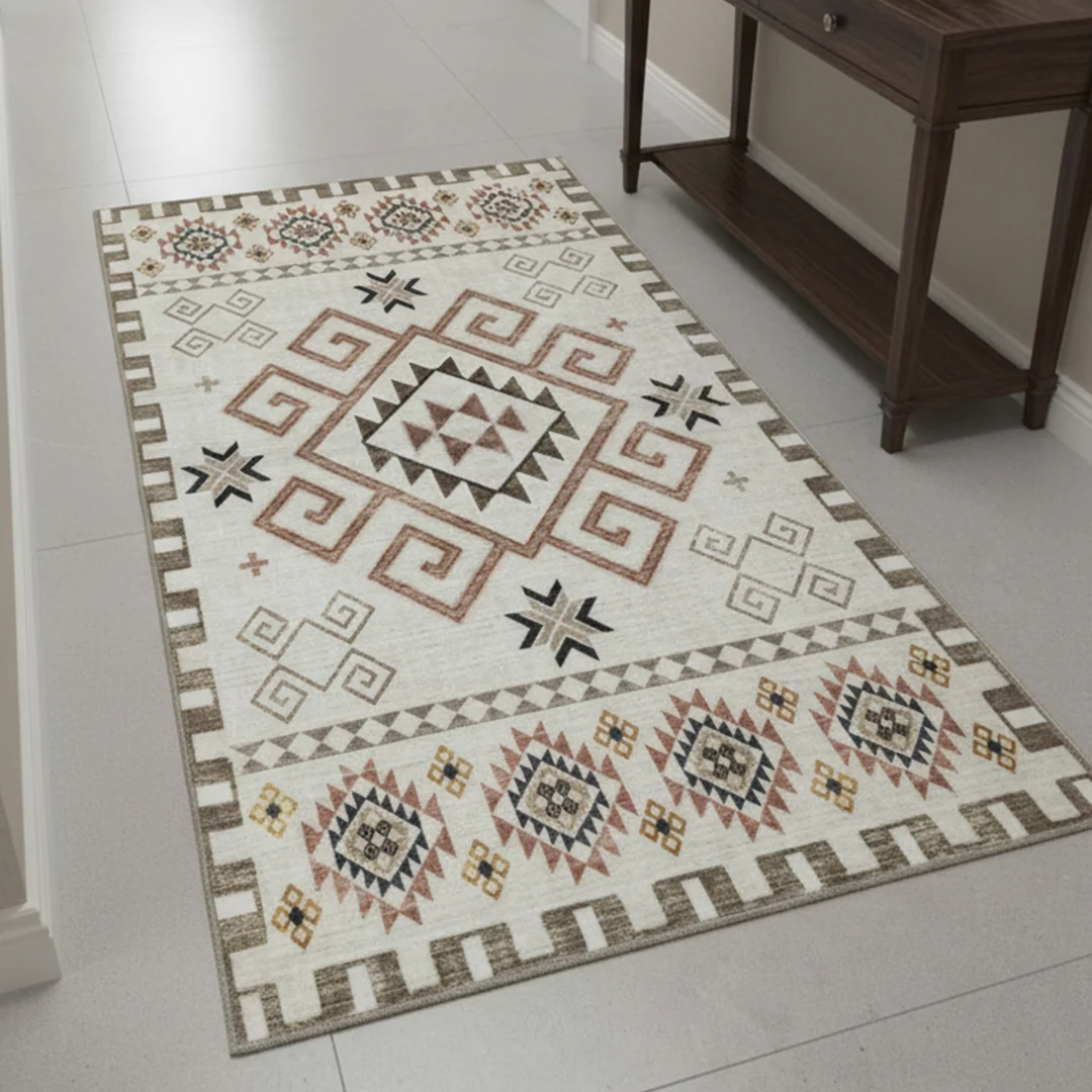 Alfombra lavable y antideslizante Sedona de Muddy Carpet, suave, para salas de estar, dormitorios y comedores