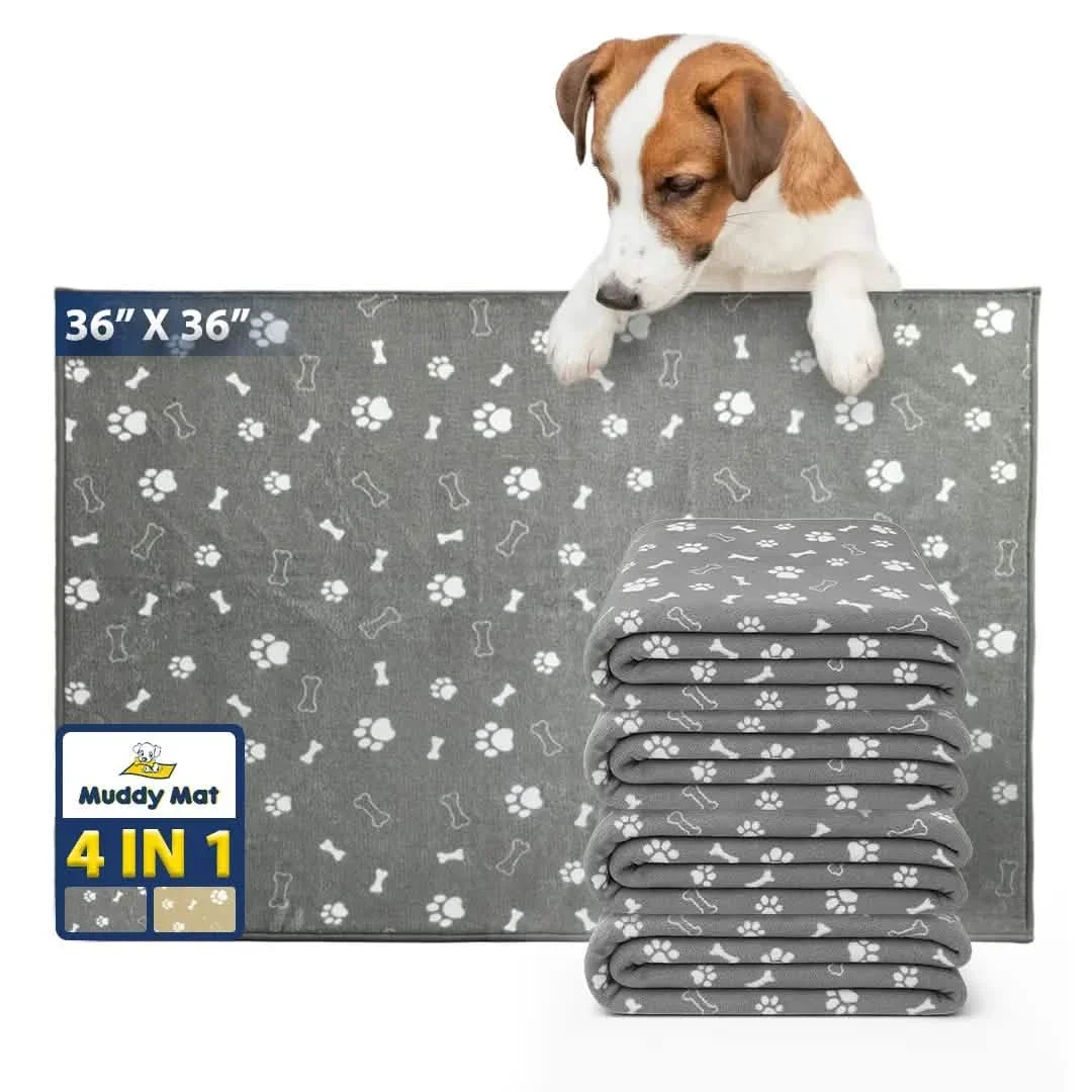 Muddy Mat® pestävät pissasuojat – uudelleenkäytettävät, vedenpitävät 100 % pennun koulutusmatot