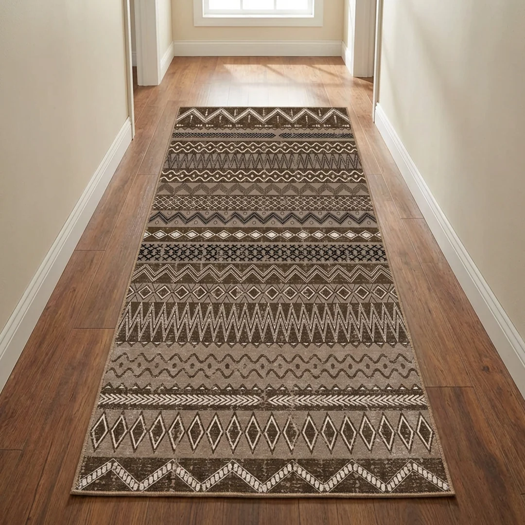 Nomad Pet Friendly Waterproof Foldable Area Rug by Muddy Carpet for Living Rooms and Bedrooms