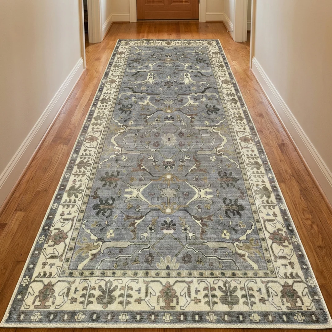 Muddy Carpet Duskfall Soft Low Pile Washable Area Rug for Living Room and Bedroom
