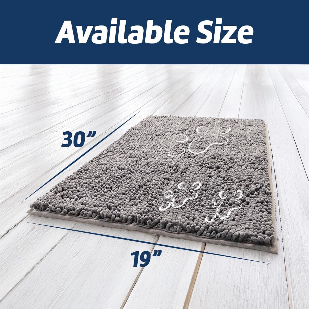 Broderad Muddy Mat® Paw lyxig golvmatta